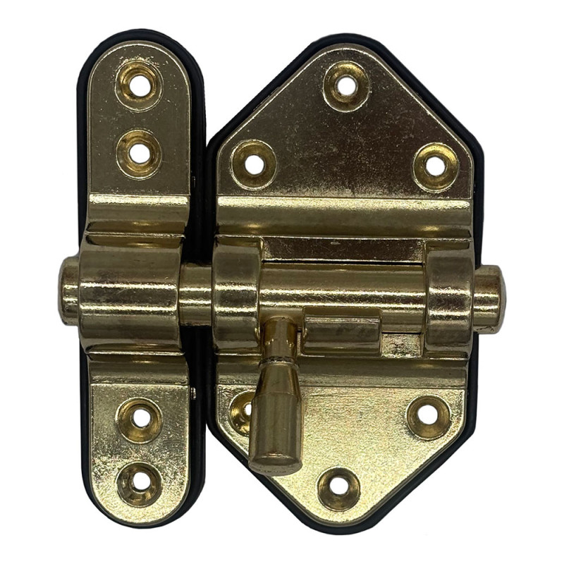 Pasador reforzado base plástica 50 mm dorado