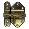 Pasador reforzado base plástica 50 mm dorado