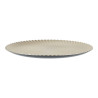 Plato decoración polipropileno champán ø33 x 1,5 cm