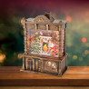 Girador de agua santa claus con música 16,5 x 9,5 x 21,7 cm