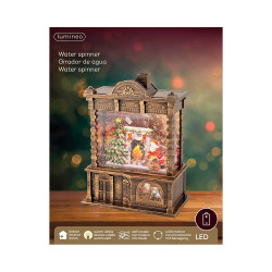 Girador de agua santa claus con música 16,5 x 9,5 x 21,7 cm