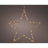 Estrella luz led decorativa interior 38 x 38 cm