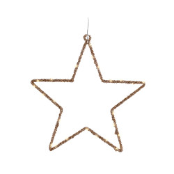 Estrella luz led decorativa interior 38 x 38 cm