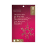 Copo de nieve luz led decorativa interior 38 x 38 cm