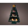 Escena navideña en árbol con led 33 x 9 x 55 cm