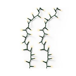 Guirnalda multifunción, uso exterior, led compact, oro suave, cable verde, 500 leds, 16 m