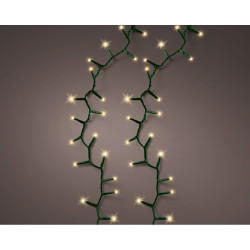 Guirnalda multifunción, uso exterior, led compact, oro suave, cable verde, 750 leds, 21 m