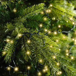 Guirnalda multifunción, uso exterior, led compact, oro suave, cable verde, 750 leds, 21 m