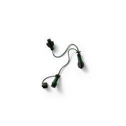 Conector en forma de t exterior verde 40 cm