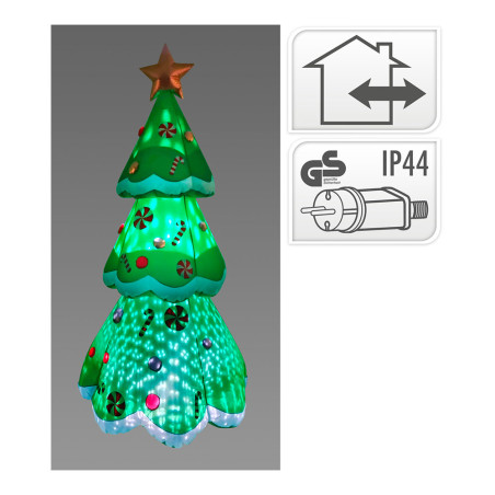 Arbol de navidad hinchable 220 x 200 x 270 mm