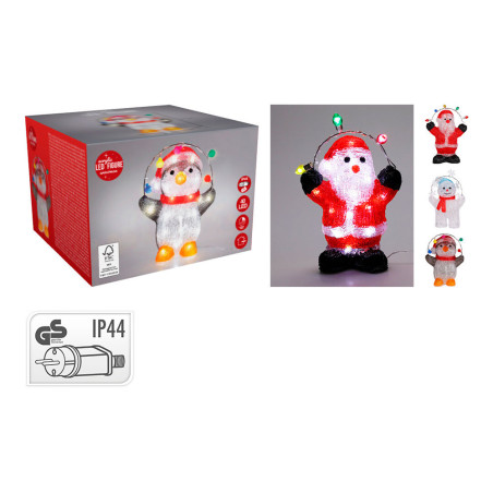 Figura de navidad, acrílica, modelos variados