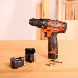 Kit taladro atornillador 12 v csc1205bc con maletin y accesorios
