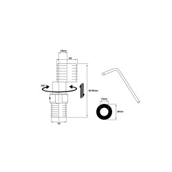 Excéntricas extensibles, kit