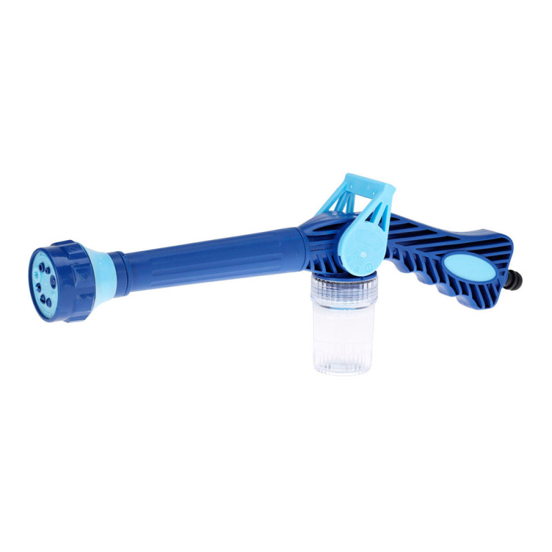 Pistola de agua, 8 funciones con depósito para jabón, 13 x 41 x 5 cm