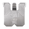 Gancho para paredes de yeso, 7 kg, 23 x 23 x 4 mm, 2 uds