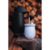 Recipiente para mate de acero inoxidable blanco 240 ml