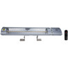 Estufa de cuarzo de pared para exteriores con control remoto, 2000 w 67,5 x 10,5 x 7,5 cm