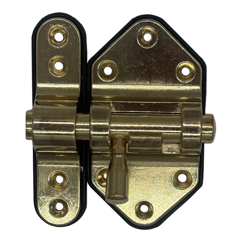 Pasador reforzado base plástica 40 mm dorado