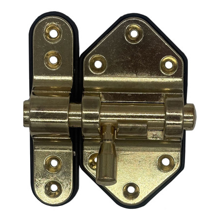 Pasador reforzado base plástica 40 mm dorado