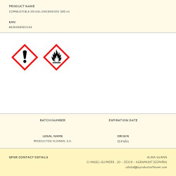 Combustible en gel okfuego, 500 ml