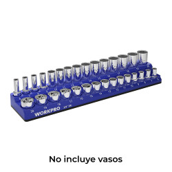 Organizador magnético vacío para vasos de 3/8" estándar
