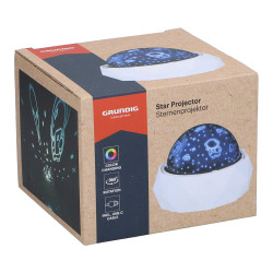 Luz nocturna decorativa led proyección espacial 11,5 x 11,5 x 9 cm
