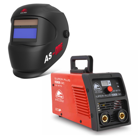 Equipo de soldadura super plus 200 b + máscara as-one