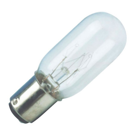 Bombilla incandescente tubular bayoneta, 15 w