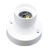 Portalámparas superficie e27 4a 250 v~ blanco ø67 x 57 mm