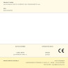 Sujetacables de plástico, cilíndrico en v, transparente, 5 uds