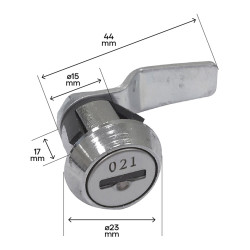 Cerradura cer0107 para buzones arregui exterior de plástico, 10 uds