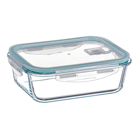 Fiambrera borosilicato rectangular hermética 370 ml