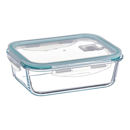 Fiambrera borosilicato rectangular hermética 1520 ml