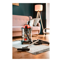 Aspirador industrial cr 7045, 3400 w, con toma corriente
