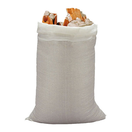 Saco de rafia blanco 60 x 100 cm, 10 uds