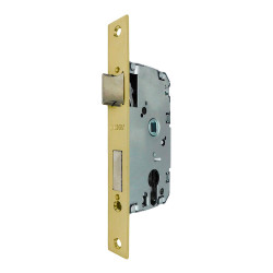 Cerradura embutir c/c cre04 40/47 mm latonado