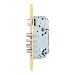 Cerradura embutir c/r cre07 50/85 mm latonado
