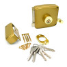 Cerradura sobreponer crs02 dcha 50 x 100 mm pintado oro