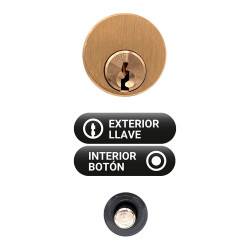 Cerrojo sobreponer crr06 105b/70 mm pintado gris