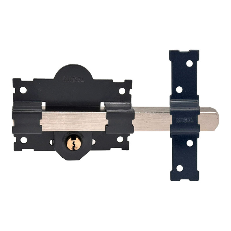 Cerrojo sobreponer crr07 105l/50 mm pintado gris