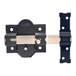 Cerrojo sobreponer crr08 86b/70 mm pintado gris