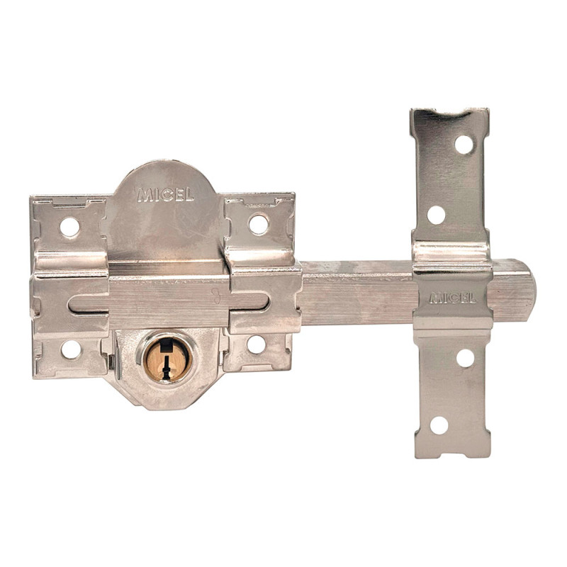 Cerrojo sobreponer crr09 86l/50 mm níquel