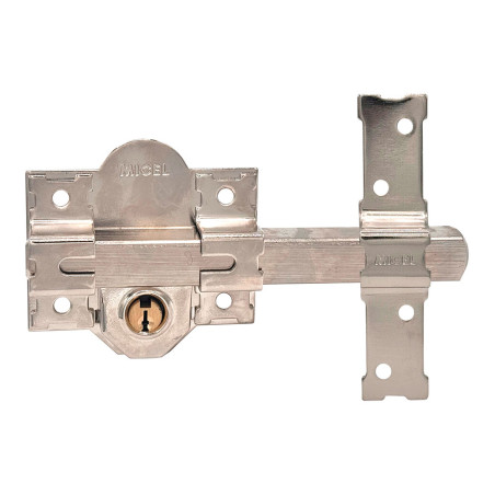 Cerrojo sobreponer crr09 86l/50 mm níquel