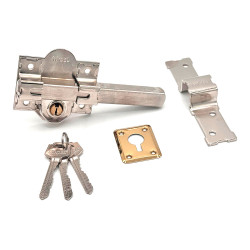 Cerrojo sobreponer crr09 86l/50 mm níquel