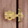 Cerrojo sobreponer crr11 86l/50 mm latón satinado