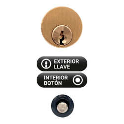 Cerrojo sobreponer crr12 86b/50 mm pintado gris