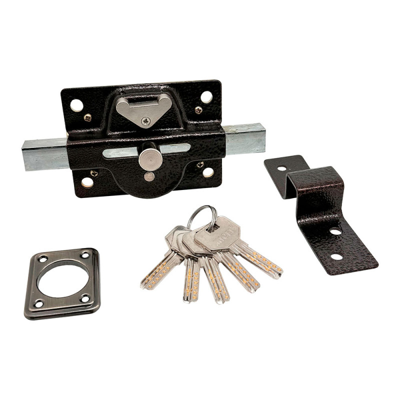 Cerrojo seguridad sobreponer crr02 marrón