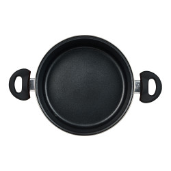 Cacerola de acero al carbono con tapa, inducción, valencia experto ø24 cm