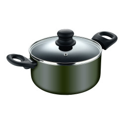 Cacerola de aluminio prensado con tapa, inducción, experto ø20 x 10 cm