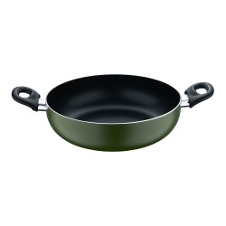 Olla baja de aluminio prensado con tapa, inducción, experto ø28 x 8 cm